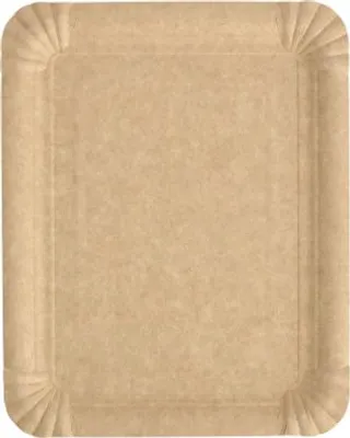 Produktbild von Teller, Pappe "pure" eckig 16,5 cm x 20 cm braun