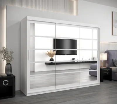 Image de MINIO Armoire 250 cm ROMA 2 blanc