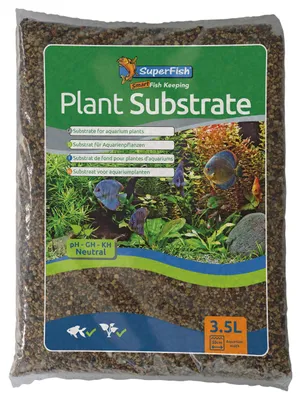 Productafbeelding van SuperFish Aqua plant substraat 3,5L | voedingsrijke basislaag voor aquariumplanten