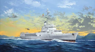 Productafbeelding van Frans marineschip Jeanne d'Arc, helikopterplatform, 2008 / 1:350