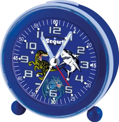 Produktbild von Scout Jungen Wecker Alarm Clock NightLight LED blau 280001007