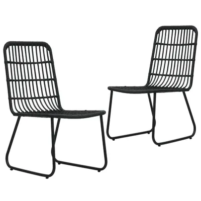 Immagine prodotto di set da pranzo da giardino 3 pezzi in polirattan e vetro