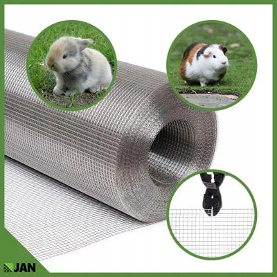 Zdjęcie produktu dla Siatka Zgrzewana Nierdzewna 304 6x6x0,65mm na Woliery Ogrodzenie 25m2 Klat