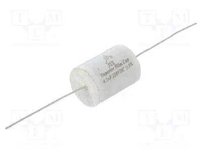 Image de 1 condensateur : 250 VCC, 4,7 µF, 0,001 JSX-4.7U/250-5% - condensateurs 5%, diamètre 20,5 mm, longueur 31,5 mm