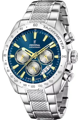 Produktbild von Festina Chronographen Timeless Chronograph Blue - Gold