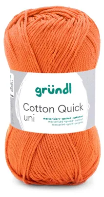 Produktbild von Gründl Baumwolle quick uni,50g.100%Baumwolle,mercerisiert,Häkel- u. Strickgarn,50g / 125 m,NS 3-4 175 bronze