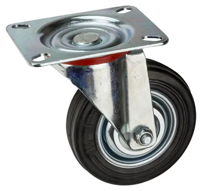 Obrázok produktu pre Gumové otočné koliesko 100 mm, do 70 kg