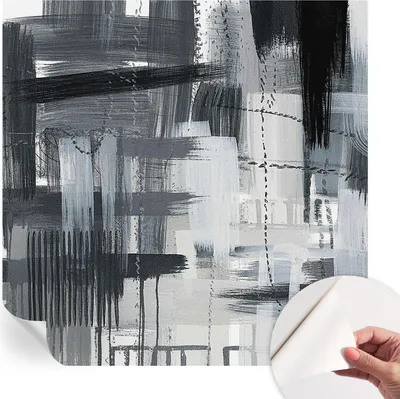 Produktbild von Selbstklebende Wandtapete - Dekorative Tapete für Wohnzimmer - Klebefolie für Wandbilder - Tapetenfolie für Wanddekoration - 250x250 cm - Moderne Kunst