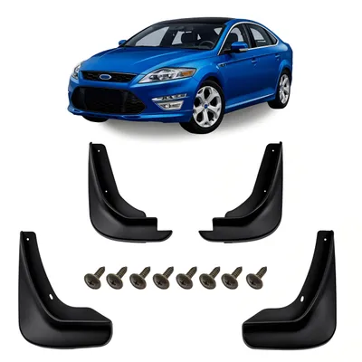 Produktbild von HERSTMOTO Schmutzfänger, 4er-Set Schmutzfänger-Kit Spritzschutz Schmutzfänger mit Befestigungssatz, für Ford Mondeo MK4 IV Sedan 2007-2014