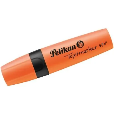 Produktbild von Pelikan Textmarker 490 Keilspitze, Strichstärke 1,2 + 5 mm, orange