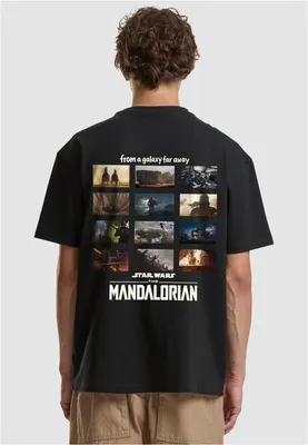 Image de T-shirt pour homme Mr. Tee Star Wars Mandalorian Legacy Loose Tee noir - XL