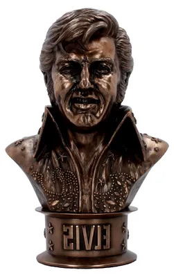 Produktbild von Elvisly Yours Elvis-Büste aus Harz, Bronze, 33 cm