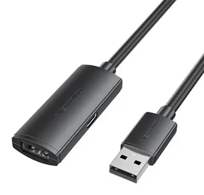 Zdjęcie produktu dla Vention CBKBL, 10 m, USB A, USB A, USB 2.0, 0,48 Gbit/s, Czarny