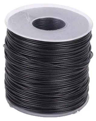 Immagine prodotto di Cavo in acciaio inossidabile, lunghezza 100 metri, rivestito. Diametro 1 mm. Elevata resistenza. Resistente alla corrosione. Qualità professionale. Cavo in acciaio