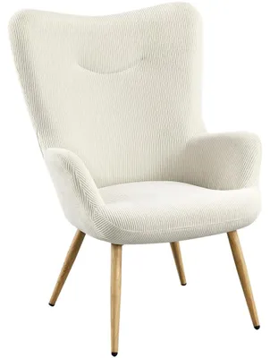 Productafbeelding van Yaheetech oorfauteuil, elegante fauteuil met armleuningen, bekleed met cordura, met verstelbare rugleuning