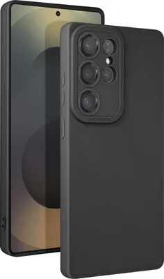 Produktbild von Avizar, Hülle für Samsung Galaxy S25 Ultra Mattsilikon, Schwarz