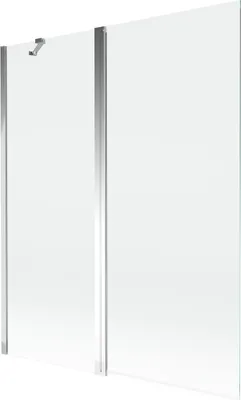 Produktbild von Mexen Mist Duschabtrennung 2-flügelig 140 x 150 cm, transparent, chrom - 8A9-140-011-01-00