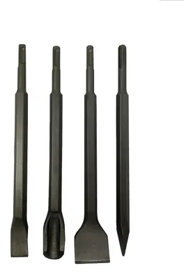 SDS-Plus Meißel-Set, 4-teilig, 20-40 mm, gehärteter Stahl