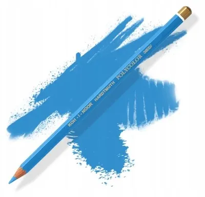 Produktbild von KOH-I-NOOR Polycolor Buntstift Azurblau 702
