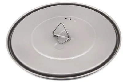 Productafbeelding van Ibenzoa® Titan-deksel 80 mm – lichtgewicht, corrosiebestendig vervangend deksel (ongeveer 15 gram) voor bekers en pannen, luchtdicht, geschikt voor Toaks bekers van 375–850 ml, ideaal voor kamperen en huishoudelijk gebruik