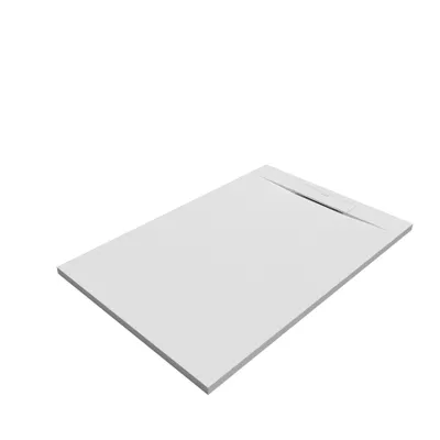 Produktbild von SANYCCES SIENA Rechteckige Duschwanne SanyDur Gel Coat 120 x 80 cm, weiß