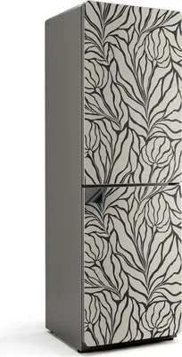 Obrázek produktu pro Magnetický kryt lednice - Magnetická fólie magnetická kuchyňská - Magnetická dekorace na lednici - Samolepicí magnetická tabule - Magnetická fólie na dveře lednice - 60x190 cm