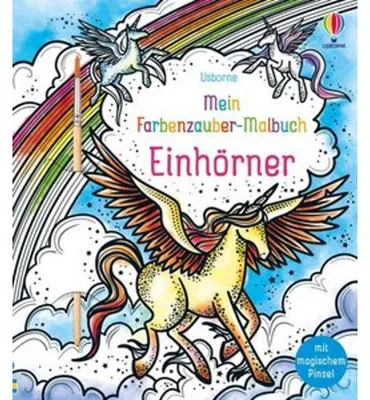 Produktbild von Mein Farbenzauber-Malbuch: Einhörner