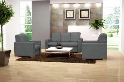 Produktbild von Sofa 3+1+1 Sitz Schlafsofa Designer Sofa mit Bettfunktion Polstergarnitur Couch