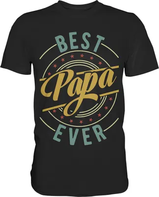 Produktbild von Bester Papa Ever Vatertag Geschenk Vater T-Shirt – Black / L