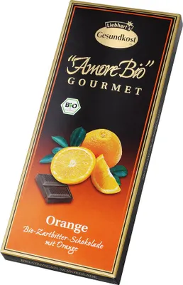 Produktbild von Liebhart's 379375, dunkle Schokolade, 100 g, Orange