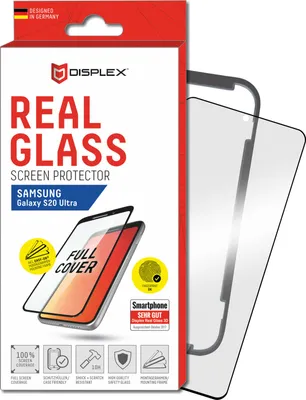 Obrázok produktu pre Sklo DISPLEX Real Glass 3D pre Samsung Galaxy S20 Ultra, čierne