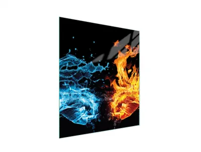 Produktbild von Glasschneidebrett 45x52 FEUER