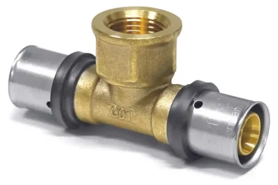 Obrázok produktu pre Lisovací T-kus 32 x 3 - 1/2" vnútorný závit - 32 x 3