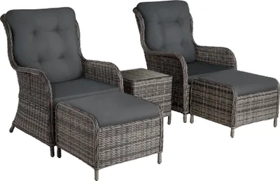Produktbild von tectake® Aluminium Rattan Sitzgruppe Benissa für 2 bis 4 Personen