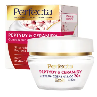 Zdjęcie produktu dla Krem Do Twarzy Perfecta Peptydy I Ceramidy 70+ 50 Ml
