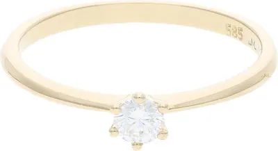 Produktbild von Verlobungsring 585 Gold ca. 0,20 ct Brillant JL10-07-3510 JuwelmaLux Größe 56