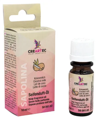 Produktbild von CREARTEC Sapolina Seifenduftöl Kokosmilch - 10ml - zur Herstellung von frisch riechender Seife