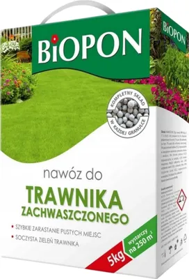 Zdjęcie produktu dla Biopon Nawóz Do Trawnika Zachwaszczonego Granulat 5Kg Niweluje Chwasty