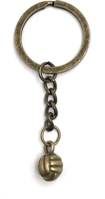 Produktbild von Onwomania Schlüsselanhänger Volleyball Mannschaft Sport Ballsport Metall Anhänger Charm