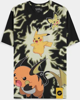 Immagine prodotto di Maglietta diffusa Pokémon Mirage Aop Pikachu Lightning M M