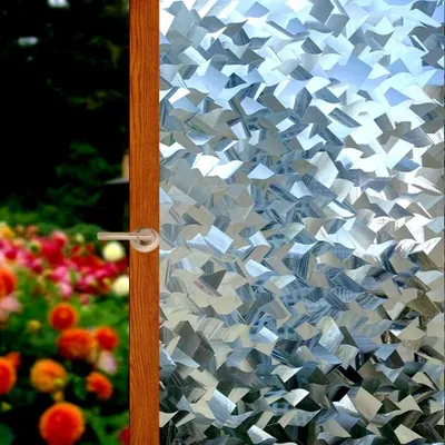Productafbeelding van Zelfklevende 3D Raamfolie 30x200 cm, Privacyfolie zonder Lijm