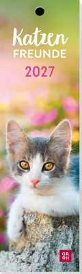 Produktbild von Lesezeichenkalender 2027: Katzenfreunde