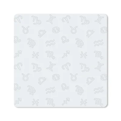 Produktbild von MuchoWow® Mauspad Mousepad Konstellation - Astrologie - Design 20x20 cm - Mousepads - Maus Mat - Pad - Mausunterlage - Desk Mat - Bureauartikeln