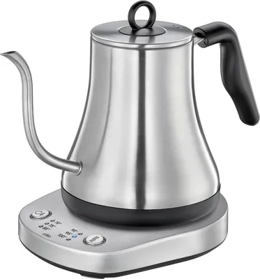 Wasserkocher mit Schwanenhals, 0,8 L, Edelstahl, 6 Temperaturen