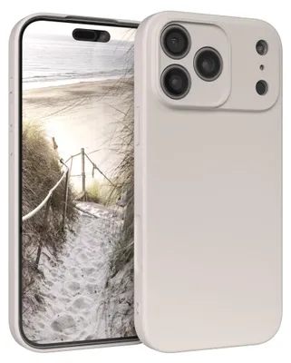 Produktbild von EAZY CASE - TPU Hülle für Apple iPhone 17 Pro Max, TPU Case stoßfeste Handyhülle, weiches Cover mit Kameraschutz, Silikonhülle in Grau