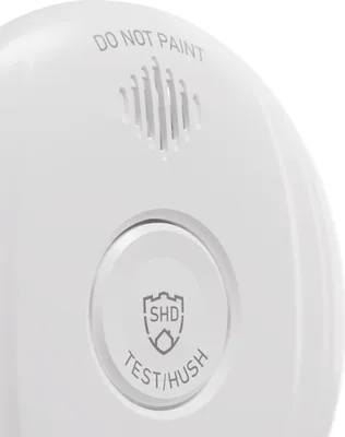 Produktbild von SHD by OneConcept Rauchmelder, Zuverlässiger Mini-Rauchmelder, 1x Feuermelder mit Batterie, Rauchmelder für Küche, Büro, Wohnwagen, Brandmelder mit Testfunktion, Optischer Sensor & Stummschaltung