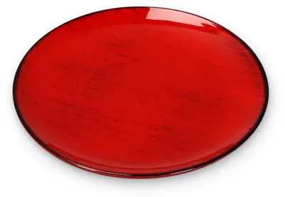 Immagine prodotto di Piatto decorativo 15 cm in rosso-nero per interni ed esterni