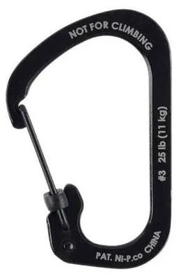 Zdjęcie produktu dla Karabinek Nite Ize Slidelock Carabiner 3 BLK