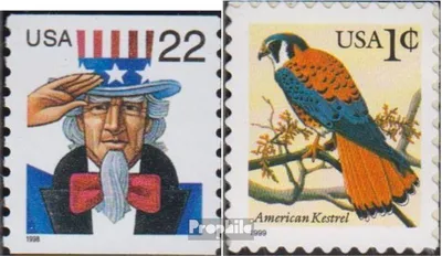 Produktbild von Briefmarken USA 1999 Mi 3213,3240 (kompl.Ausg.) postfrisch Freimarke - Uncle Sam