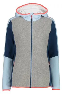 Image de CMP - Veste pour femme, capuche fixe, couleur bleu cristal, taille 46